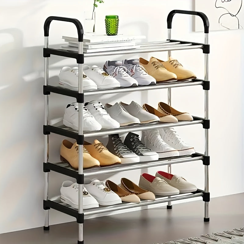 A Multi-Layer Shoe Cabinet, a Standalone Shoe Rack, Easy to Assemble, Suitable for Retail Shoe Stores, Hallways, Bedrooms, Bathrooms, Offices, And Living Rooms.