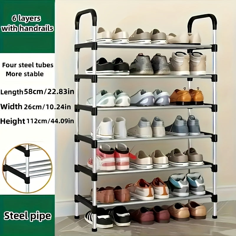 A Multi-Layer Shoe Cabinet, a Standalone Shoe Rack, Easy to Assemble, Suitable for Retail Shoe Stores, Hallways, Bedrooms, Bathrooms, Offices, And Living Rooms.
